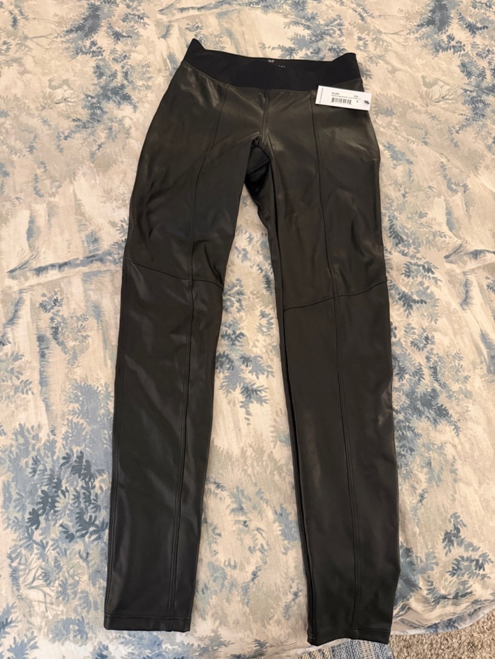Heroine Sport Black Faux-Leather Leggings